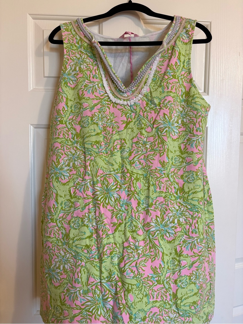 Lilly Pulitzer Girls Harper Shift Chimply Chic size XL 12-14